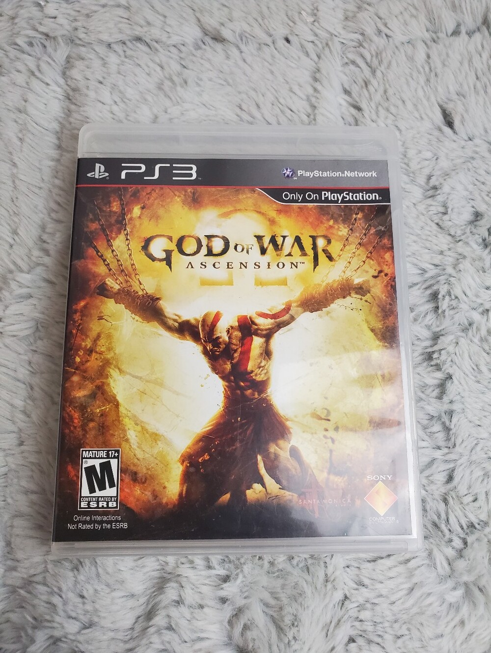 God of War Ascension Sony PlayStation 3 No Manuel PS3 Game